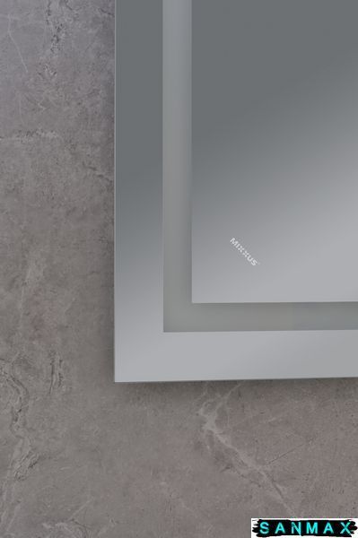 Дзеркало Mixxus Warm MR12-80x60-Reverse з Led Touch, Anti-fog, димером, регулюванням яскравості (MI6672) MI6672 фото