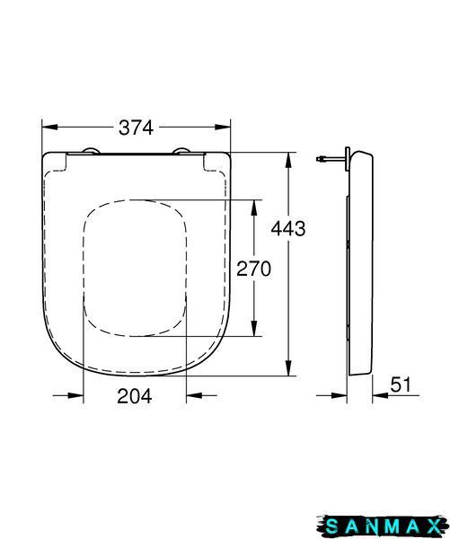 Сидіння для унітазу Grohe Euro Ceramic (39330001) 39330001 фото