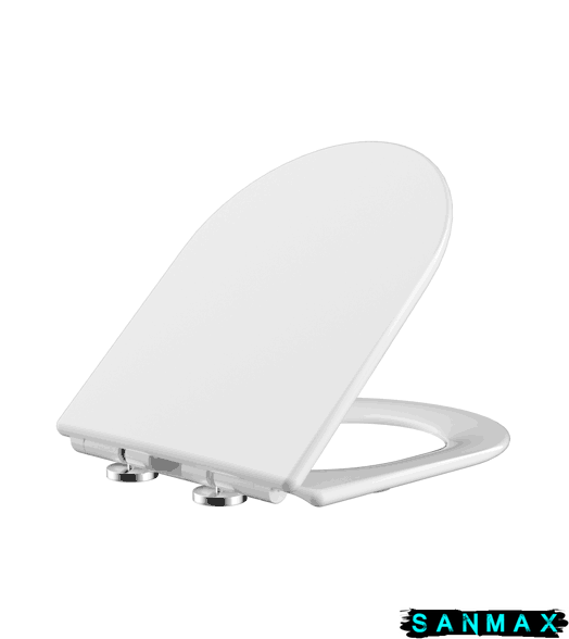 Кришка для унітазу Mixxus Seat Cover Wave-2002 з мікроліфтом 420х334х36mm (MI6695) MI6695 фото