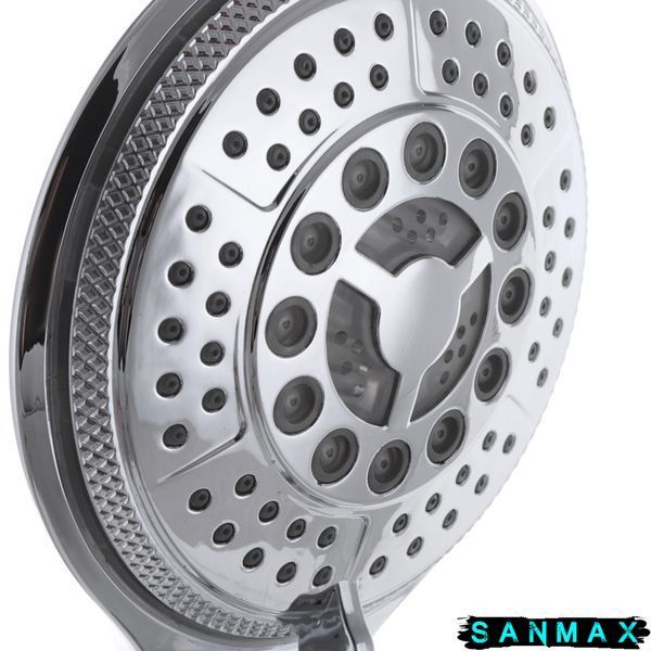 Лійка ручна для душу Storm Led SH-05-F10M5 (5 режимів) Підсвітка Хром (ST0007) ST0007 фото