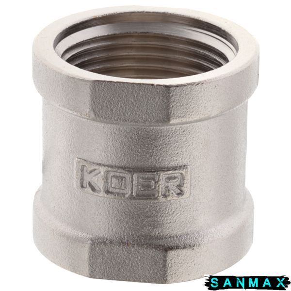 Муфта нікельована 3/4 Koer KF.C08 (KF0011) KF0011 фото