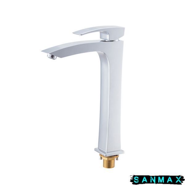 Змішувач для умивальника високий, хром Koer KB-11007-01 (KR3440) KR3440 фото