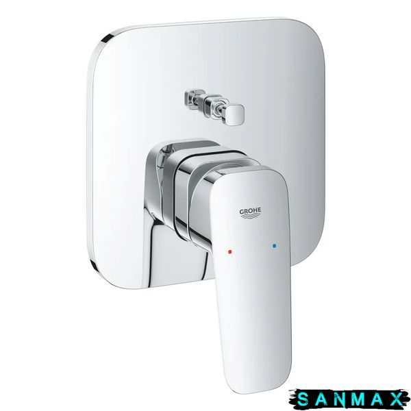 Одноважільний змішувач Grohe Cubeo із перемикачем на 2 положення (1017780000) 1017780000 фото