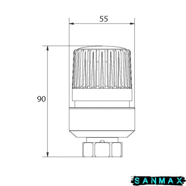 Термоголовка M30x1.5 Koer KR.1334 (KR2843) KR2843 фото