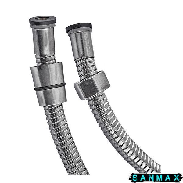 Шланг для душу Zerix Shower hose Sus 200 см Нерж блістер (ZX4796) ZX4796 фото