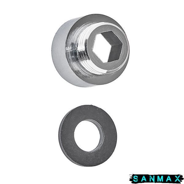 Перехідник F3/4-M1/2 для підключення шланга для душу Zerix LRH502 (LL1485) LL1485 фото