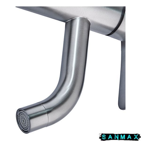 Змішувач для умивальника Champion Sap-001-B Графіт (нерж. сталь) (CH6159) CH6159 фото