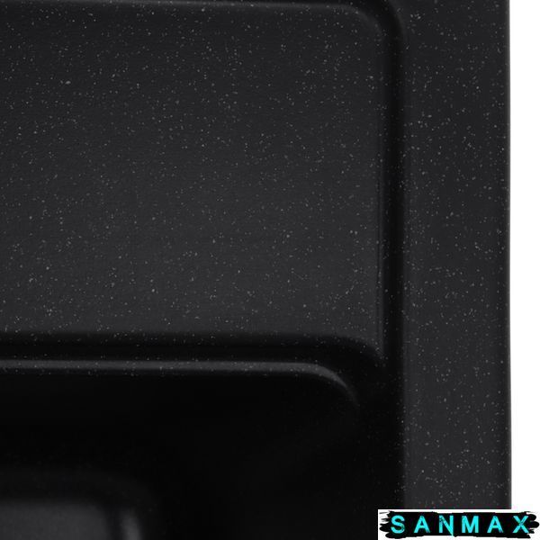 Мийка кухонна Zerix ZS-5751S-03 Чорна (ZX4596) ZX4596 фото