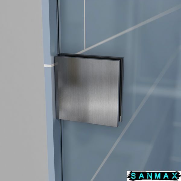 Двері в нішу Koer SR SD06-140x220-TR-07 прозоре скло Easy Clean 8мм, графіт (KR5369) KR5369 фото