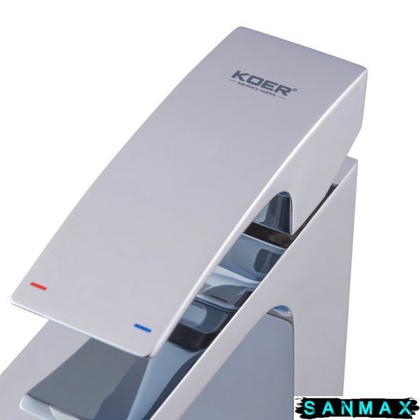 Змішувач для умивальника високий, хром Koer KB-11007-01 (KR3440) KR3440 фото