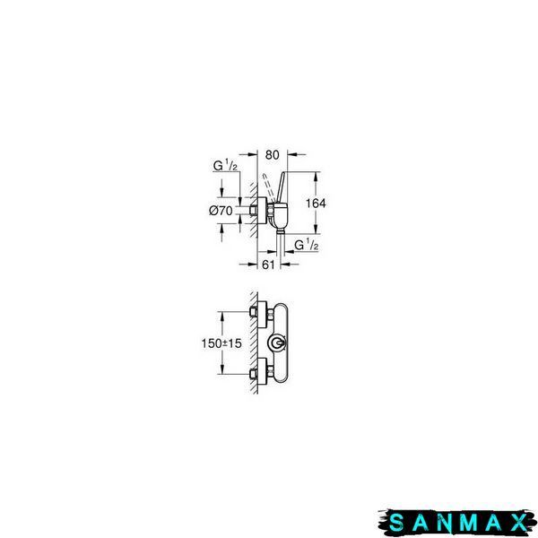 Змішувач для душу Grohe Eurodisc Joy (23430LS0) 23430LS0 фото