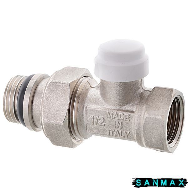 Кран радіаторний Roho 1/2" прямий без ручки R5261-050 (АНТИПРОТІКАННЯ) (30/120) RO0135 фото