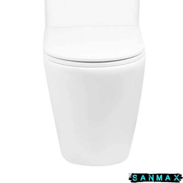 Чаша унітазу-компакту Mixxus Premium Ellipse-0402-R Bowl 660х390х855 Rimless без сидіння (MI8346) MI8346 фото