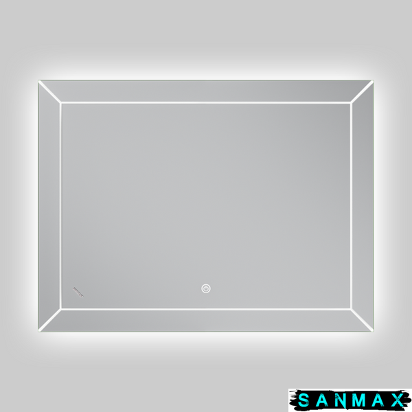 Дзеркало Mixxus Premium Cubic MR14-80x60-Reverse (Led Touch, Anti-fog, димер) (MP6648) MP6648 фото