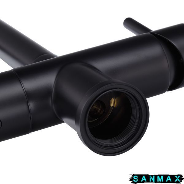 Змішувач для кухні на дві води Koer KB-72001-05 Чорний (KR3392) KR3392 фото