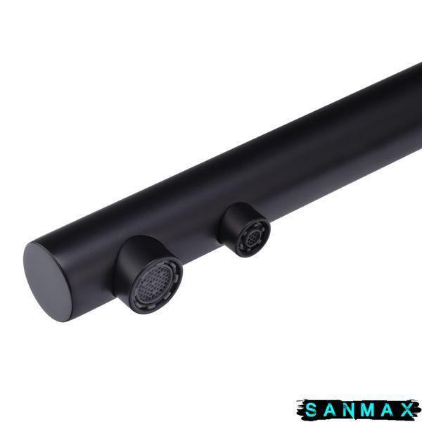 Змішувач для кухні на дві води Koer KB-72001-05 Чорний (KR3392) KR3392 фото