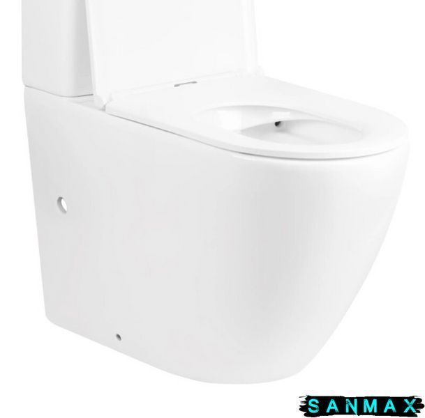 Чаша унітазу-компакту Mixxus Premium Ellipse-0402-R Bowl 660х390х855 Rimless без сидіння (MI8346) MI8346 фото