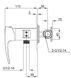 Змішувач для гігієнічного душу Koer KB-23007-07 Графіт (KR5163) KR5163 фото 2