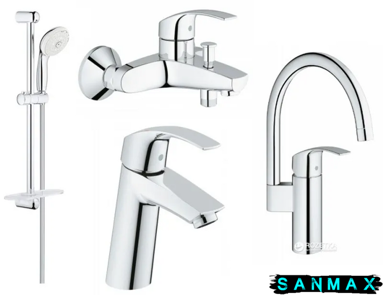 Набір змішувачів Grohe Eurosmart M-Size (123248MK) 123248MK фото