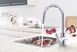 Змішувач для кухні з висувним виливом Grohe Eurostyle Cosmopolitan (31482003) 31482003 фото 5