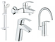 Набір змішувачів Grohe Eurosmart M-Size (123248MK) 123248MK фото 2