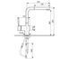Змішувач Emmevi Piper для кухні з лійкою нікель NS45066 NS45066 фото 2