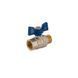 Кран кульовий 1/2 БГШ Вода Koer KR.218.B Синій метелик (KR2722) KR2722 фото 2