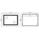 Дзеркало Mixxus Warm MR12-80x60-Reverse з Led Touch, Anti-fog, димером, регулюванням яскравості (MI6672) MI6672 фото 13