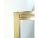 Шторки скляні на ванну розсувні Koer SR BS06-120x150-TR-12 прозоре скло Easy Clean 6мм, Матове Золото (KR5946) KR5946 фото 3