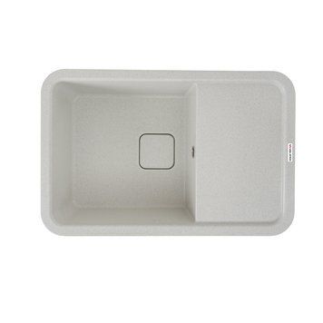 Гранітна мийка для кухні Valeso Cube 7850 матова Біла в крапку SP000046979 фото