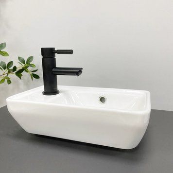 Умивальник накладний Vbi Jesi R Білий VBI-015613 фото