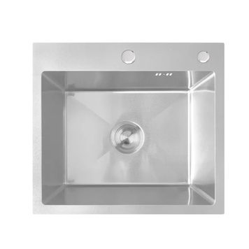 Кухонна інтегрована мийка Mixxus MH5045 Nano-Silver з нерж. сталі (колір нерж.) (MX1925) MX1925 фото