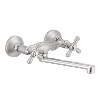 Змішувач для кухні зі стіни Haiba Dominox 361 Матовий Кераміка (HB0093) HB0093 фото