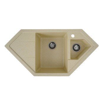 Гранітна мийка для кухні Valeso 9950 Pandora матова Пісок SP000047426 фото