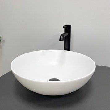 Умивальник накладний Vbi Amalfi Білий Матовий VBI-013400 фото