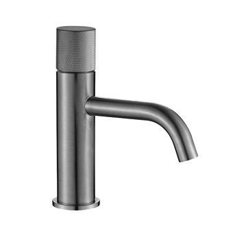 Змішувач для умивальника Vbi Milano Duo Графіт низький VBI-050100GR-H02GR фото
