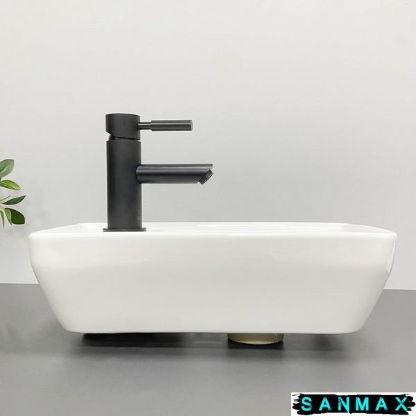 Умивальник накладний Vbi Jesi R Білий VBI-015613 фото