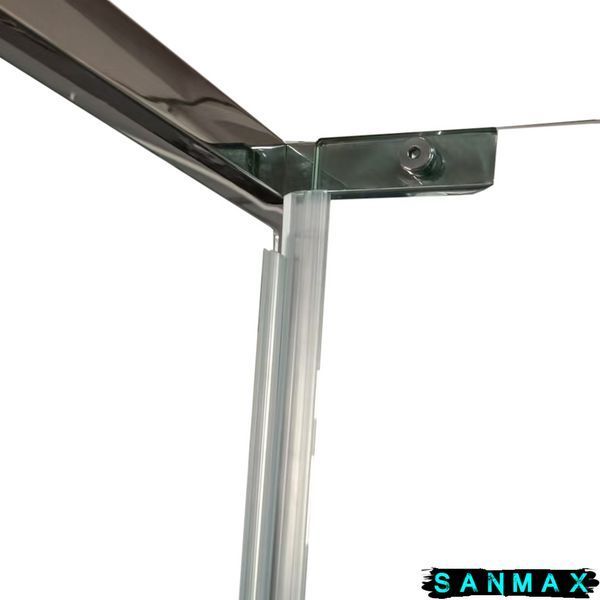 Душова кабіна без піддону Koer SR SC01-120x80x200-TR-01 прозоре скло Easy Clean 8мм, хром (KR5353) KR5353 фото