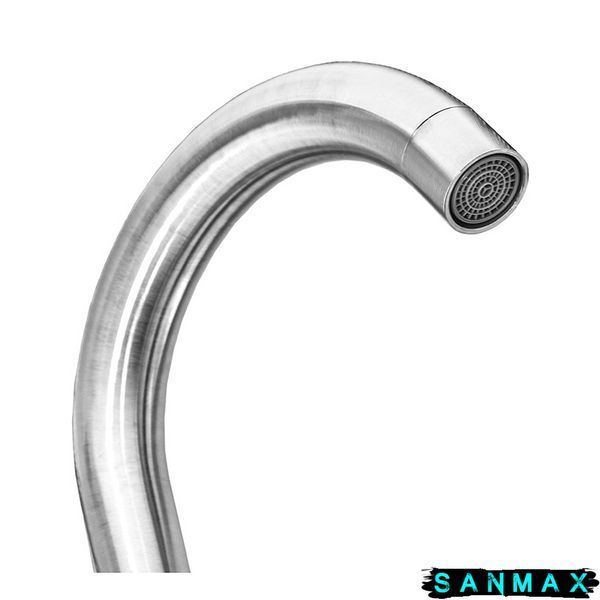 Змішувач для умивальника з нерж. сталі SUS304 Zerix DAX-001-C (ZX4971) ZX4971 фото