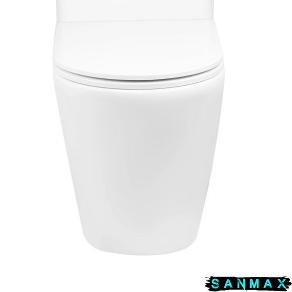 Чаша унітазу-компакту Mixxus Premium Ellipse-0402-T1 Bowl 660х390х855 Tornado 1.0 без сидіння (MI8347) MI8347 фото
