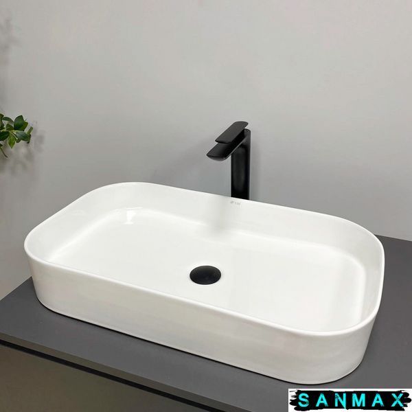 Умивальник накладний Vbi Vestone 65 Білий VBI-017002 фото