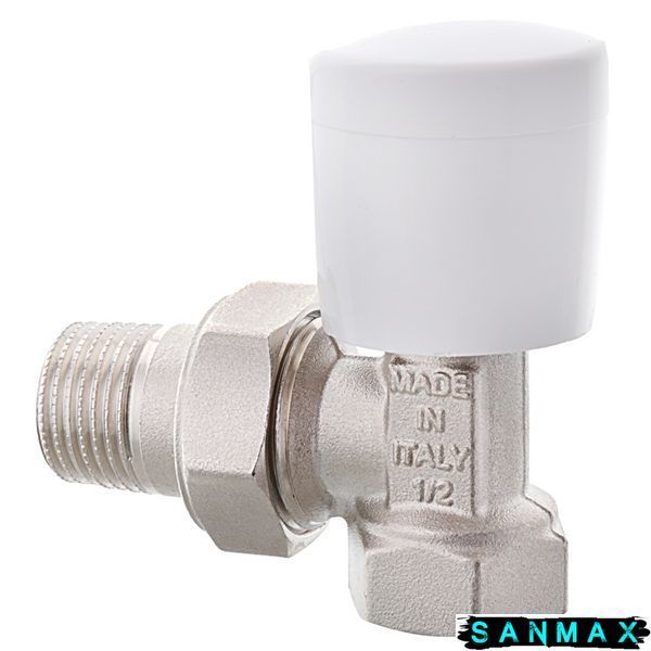 Кран радіаторний Roho 1/2" кутовий з ручкою R5550-050 (15/60) RO0128 фото