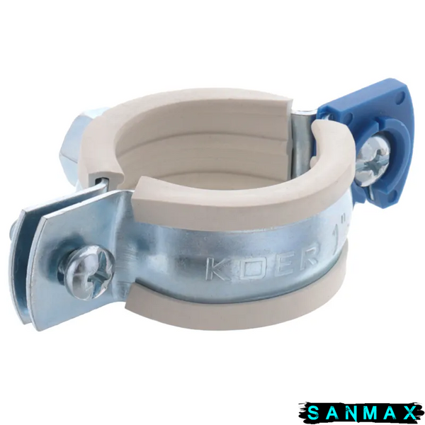 Хомут трубний оцинкований 1 (32-36) Koer KCB.10.G сірий (KR2786) KR2786 фото