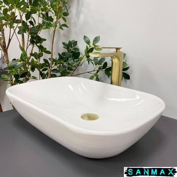 Умивальник накладний Vbi Pavia Білий VBI-012605 фото