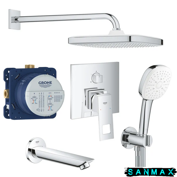 Набір для комплектації вани Grohe Eurocube з Tempesta Cube 250 (UA26417SC0) UA26417SC0 фото
