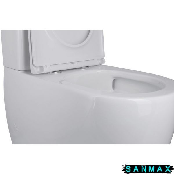 Чаша унітазу-компакту Mixxus Premium Ellipse-0402-T1 Bowl 660х390х855 Tornado 1.0 без сидіння (MI8347) MI8347 фото