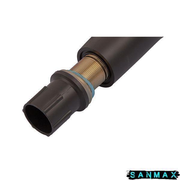 Змішувач для умивальника Plamix FIDEL-001 SET Matte Чорний PM0660 фото