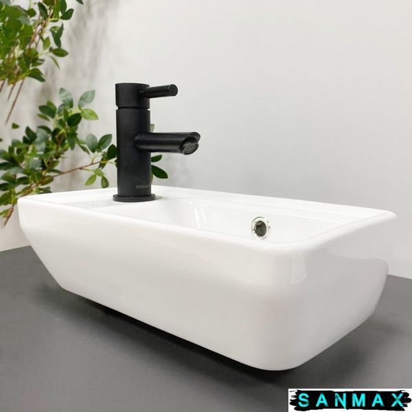 Умивальник накладний Vbi Jesi R Білий VBI-015613 фото