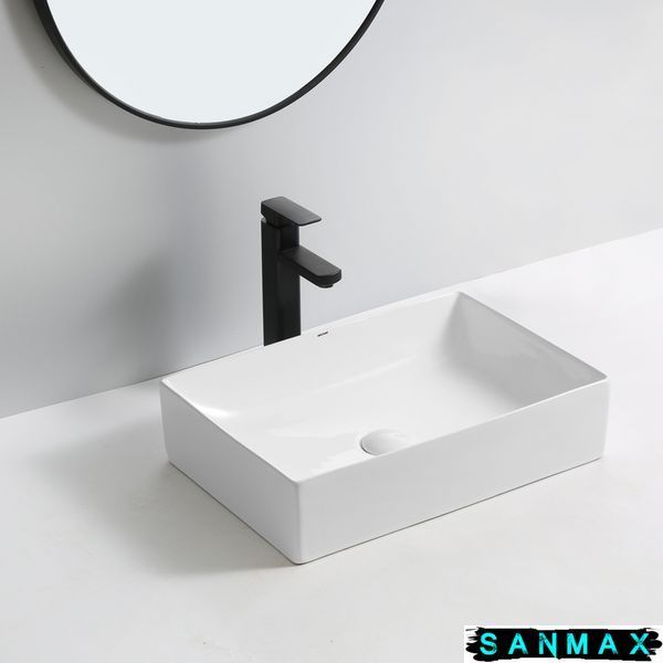 Раковина накладна Mixxus Premium Quadro-0104 500х350х120mm (MP6515) MP6515 фото