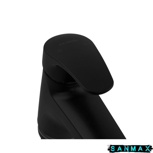 Змішувач для умивальника Plamix FIDEL-001 SET Matte Чорний PM0660 фото